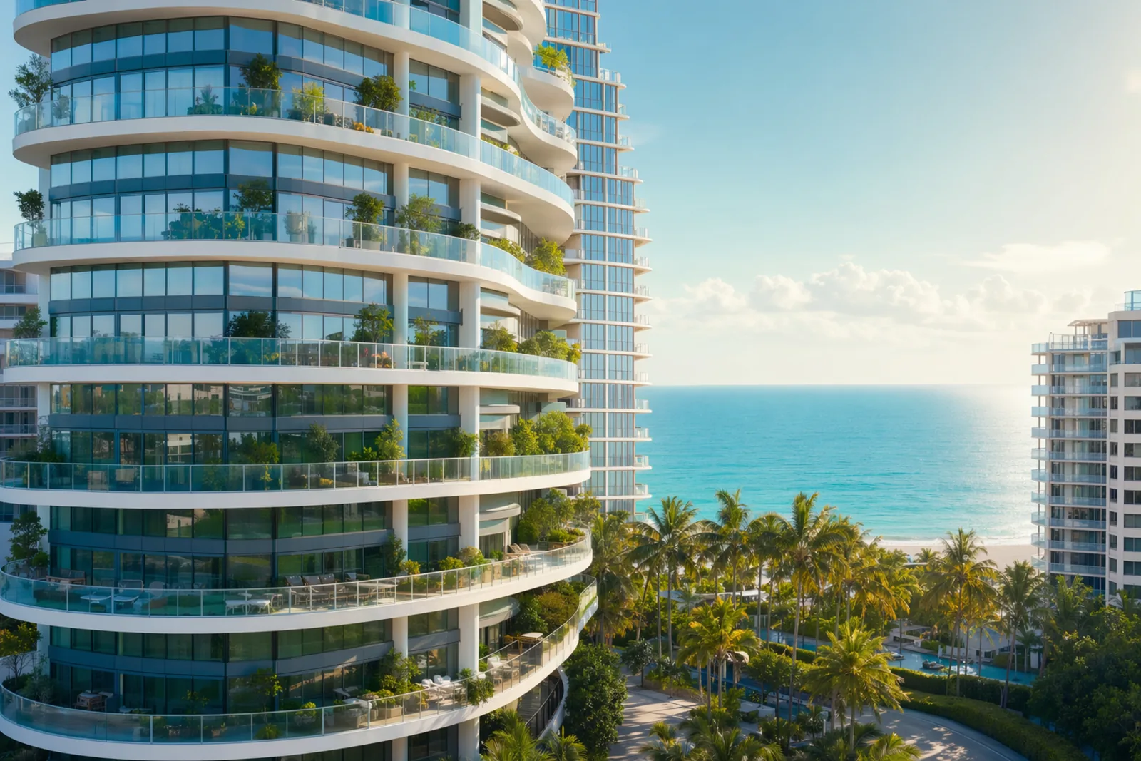 Torre Miami, render fotorrealista de Rendium
